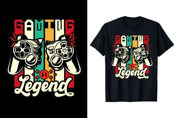 Retro Vintage Game T-Shirt Design