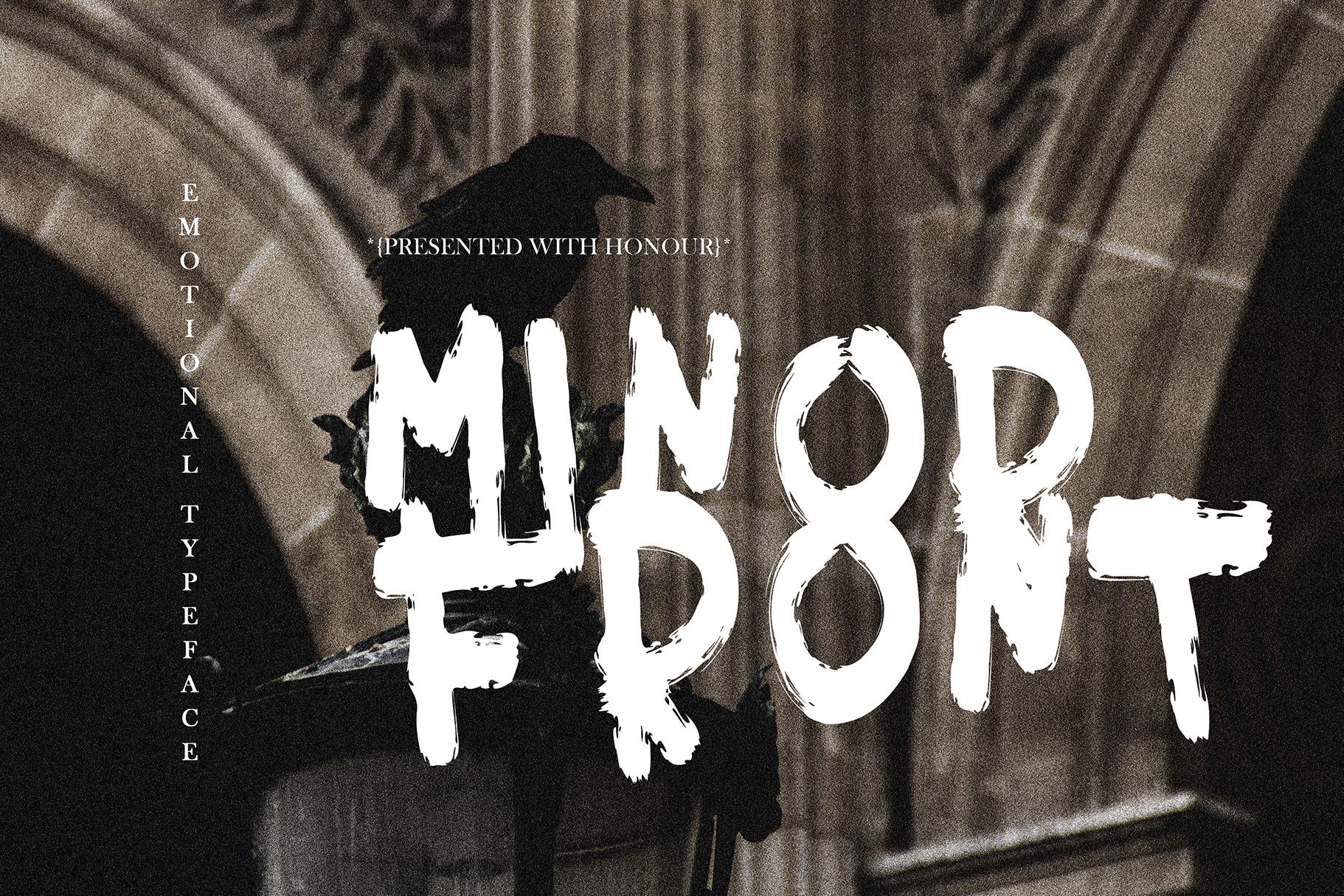 Minor Front Font