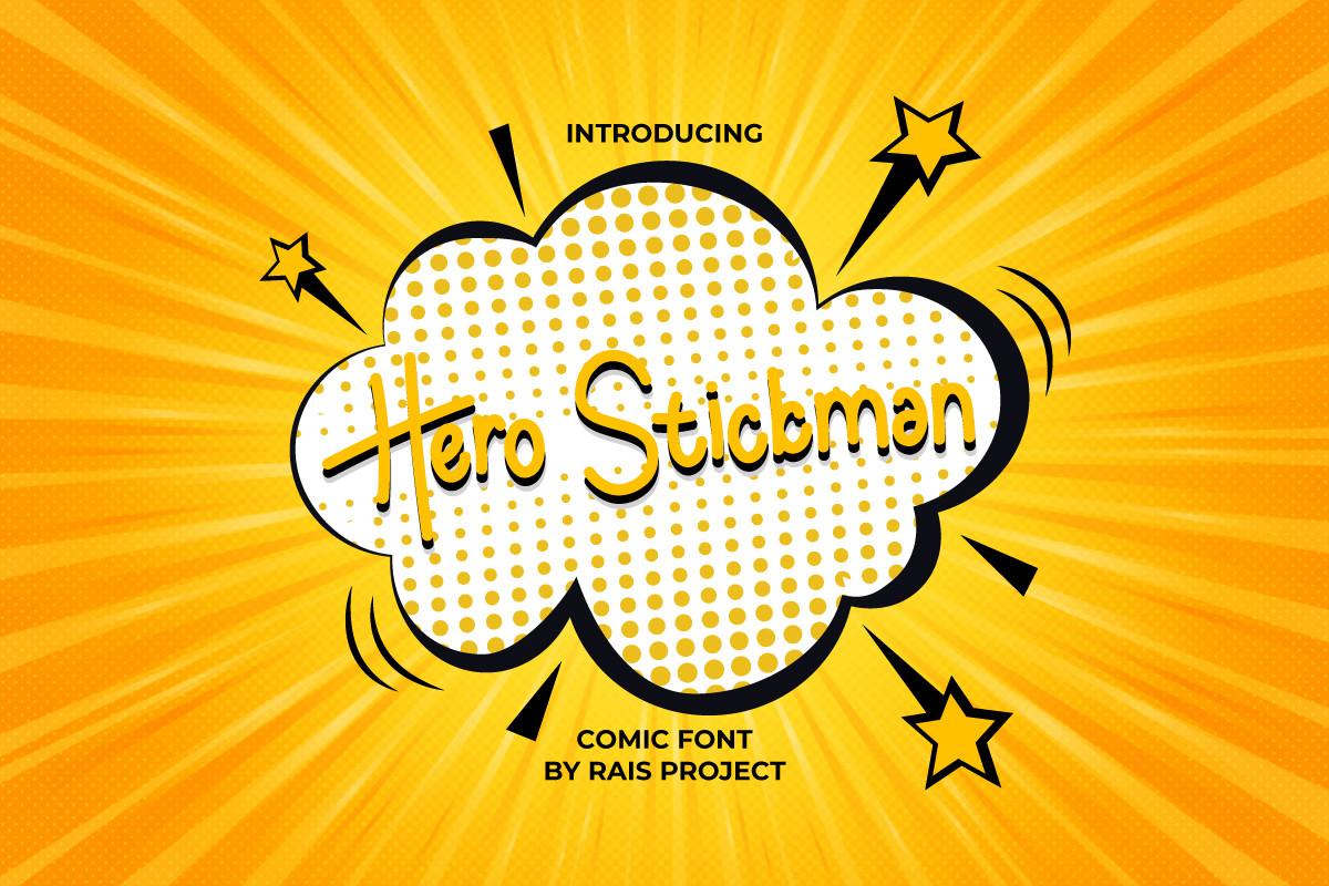 Hero Stickman Font