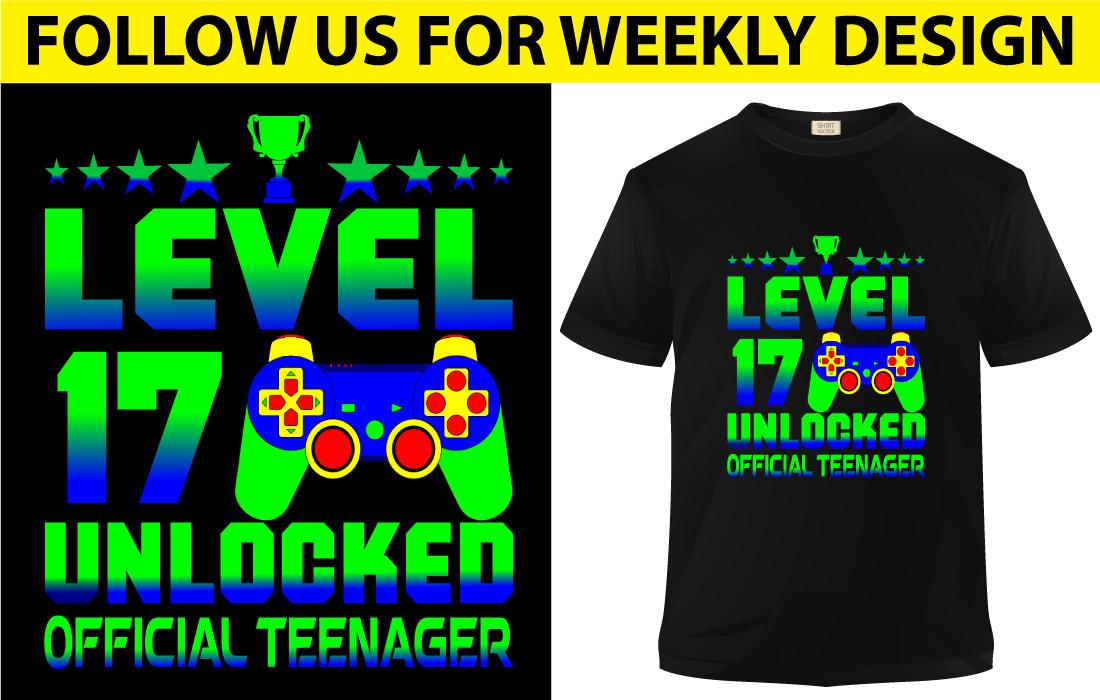 Level Unlocked Official Teenager Shirt