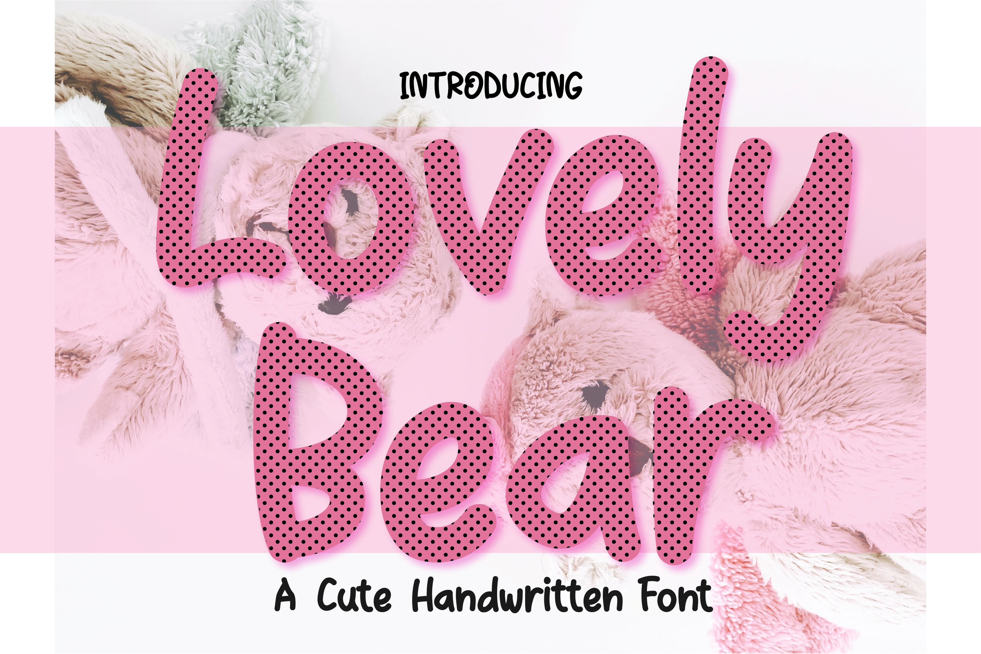 Lovely Bear Font