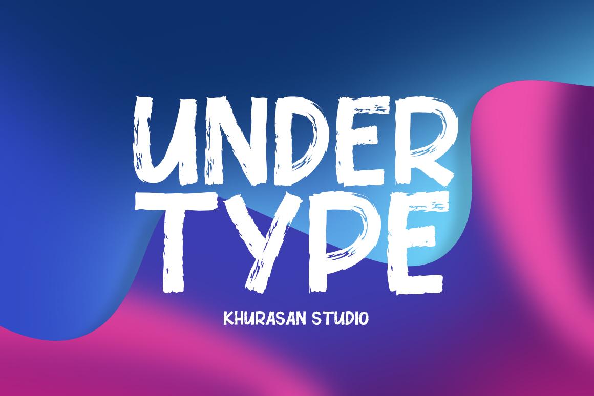 Under Type Font