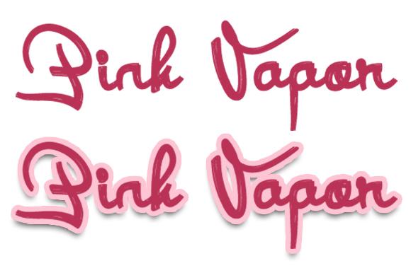 Pink Vapor Font