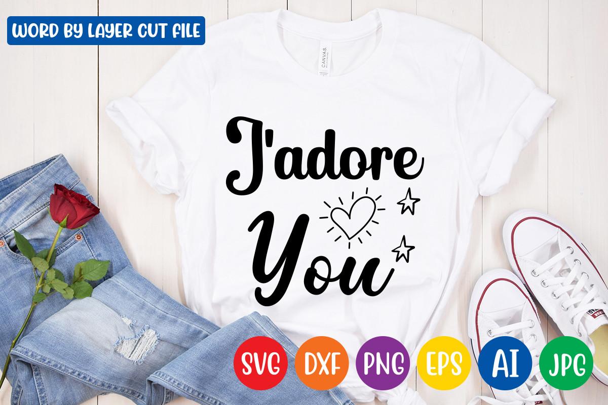 J'adore You Svg