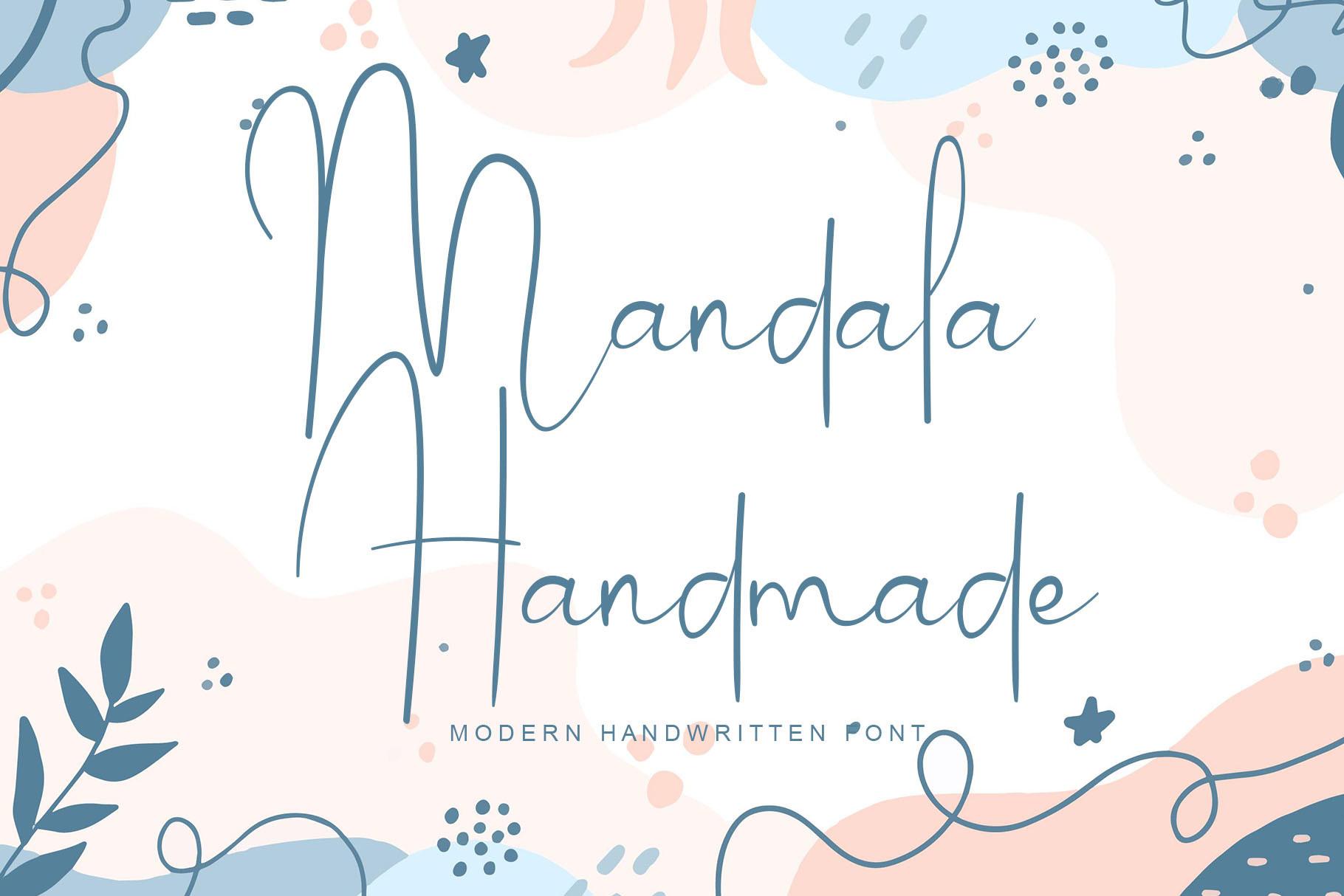Mandala Handmade Font