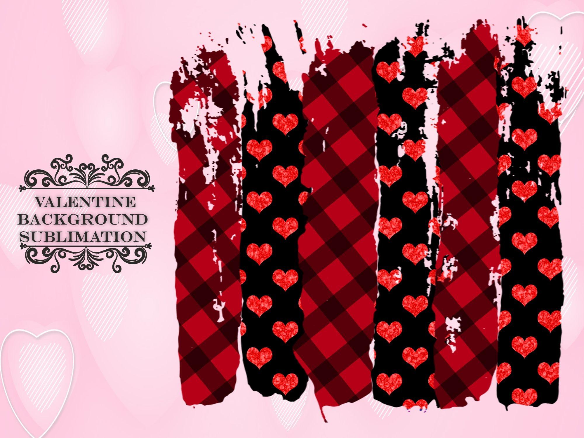 Background Valentine Sublimation