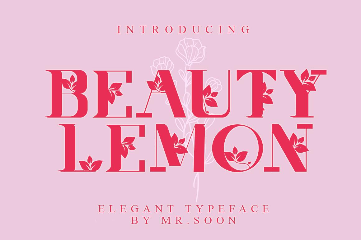 Beauty Lemon Font