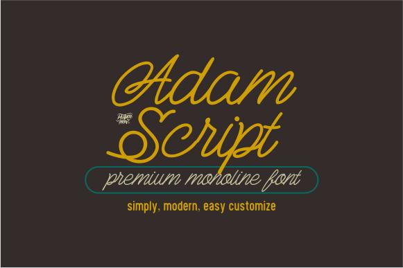 Adam Script Font