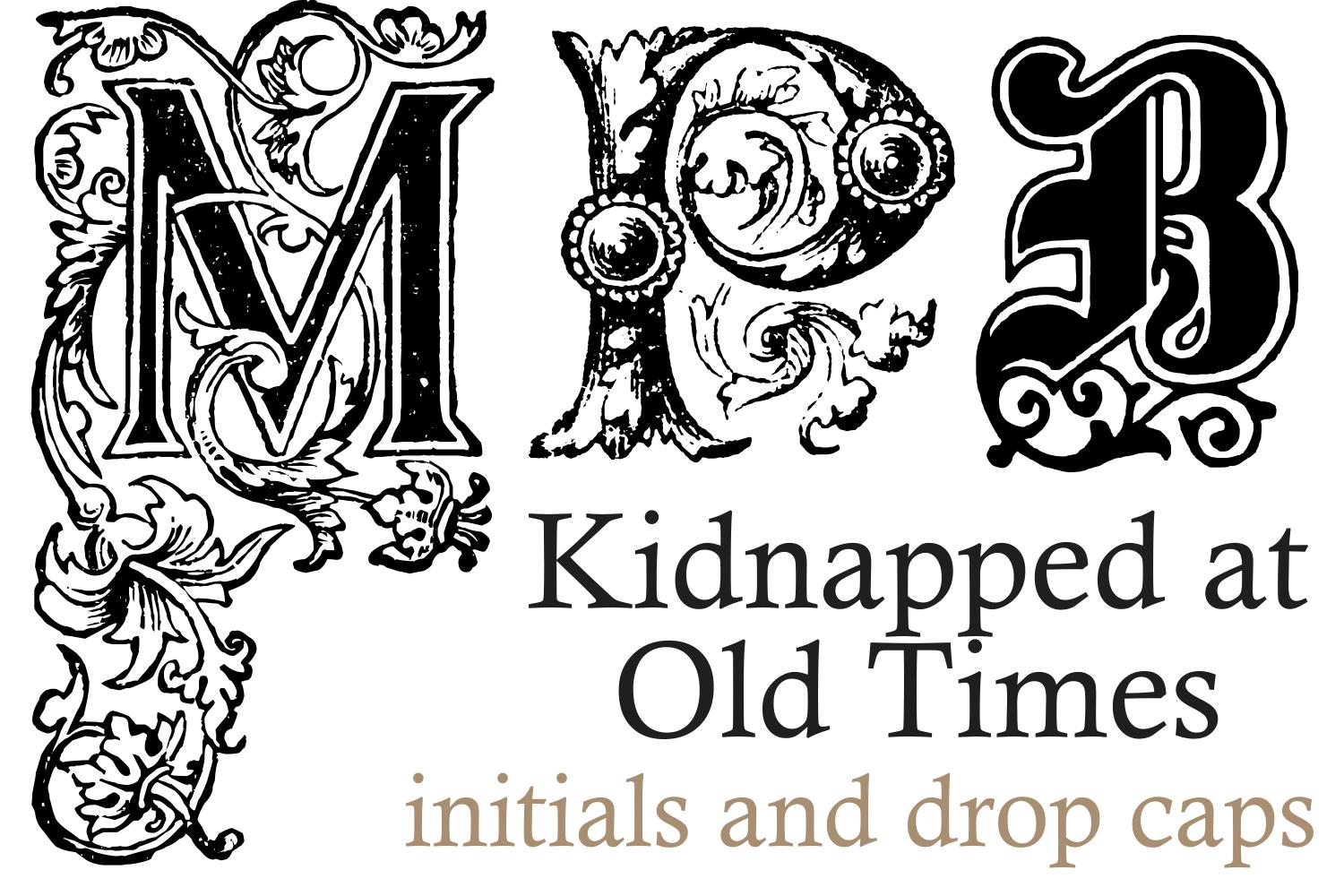 Kidnapped at Old Times Family Font