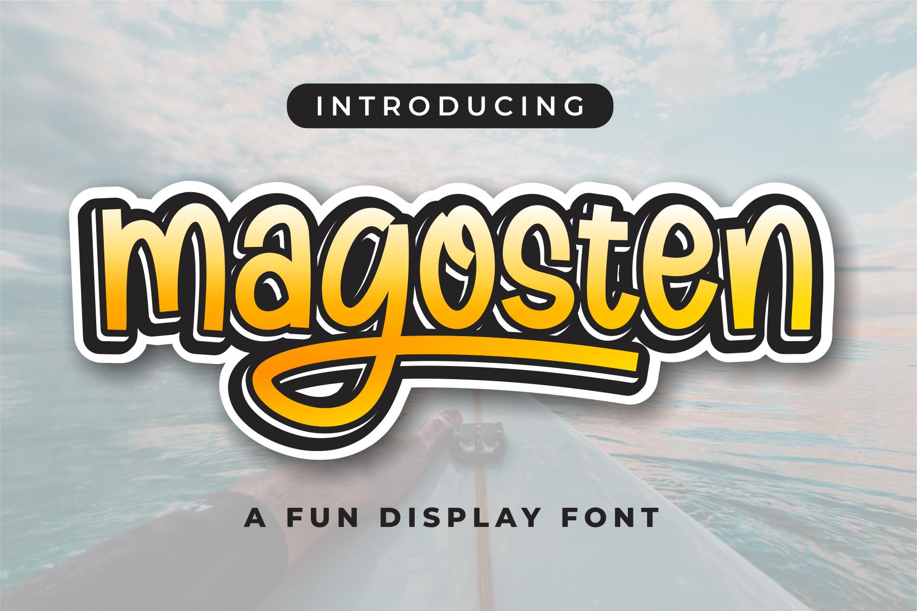 Magosten Font