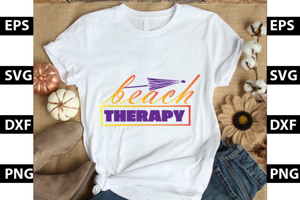 Beach SVG Design, Beach Therapy