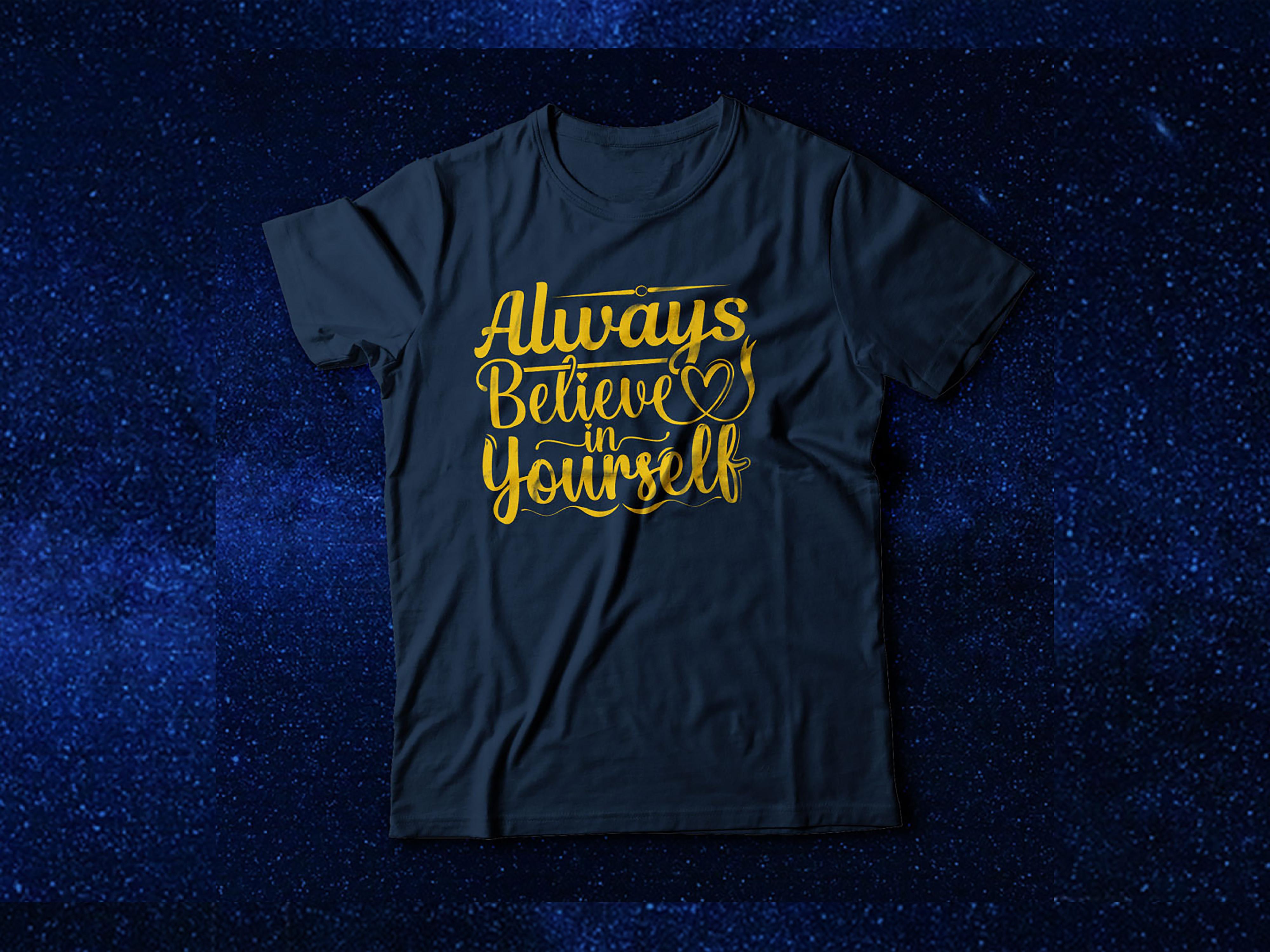 Always Believe in Yourself