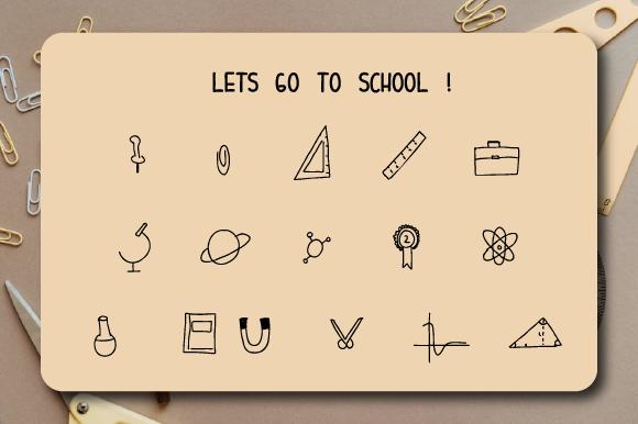 Let's Go to School Font