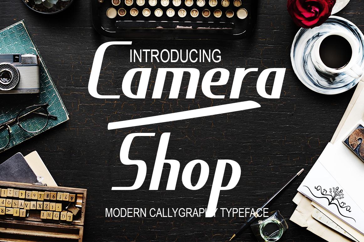 Camera Shop Font