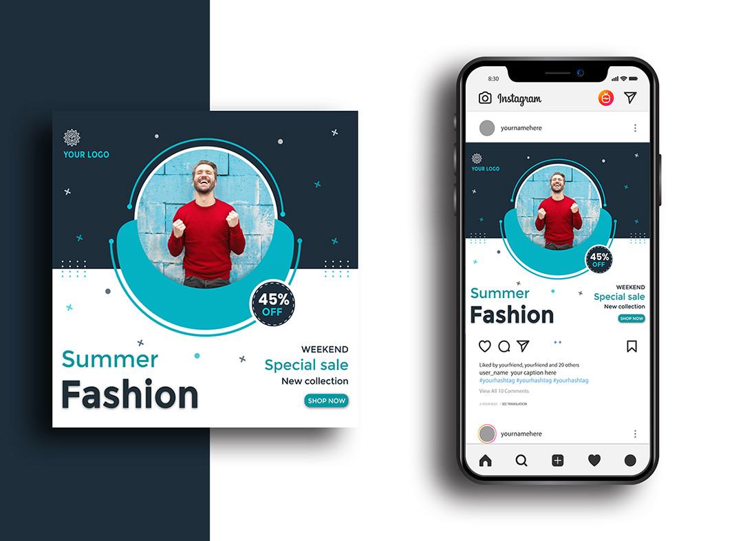 Summer Sale Instagram Post Banner