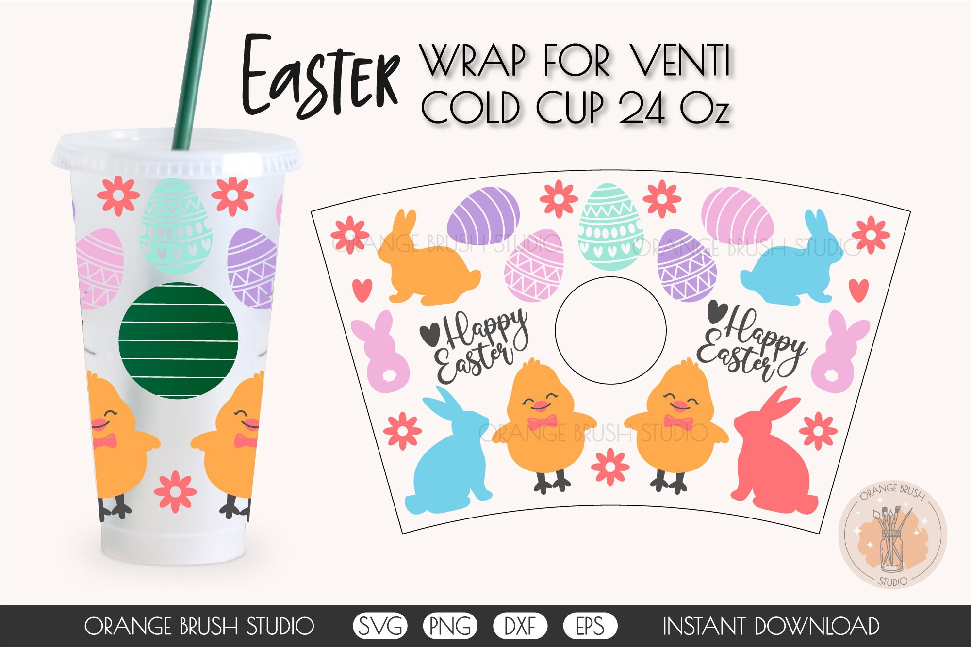 Happy Easter Peeps 24oz SVG Spring Mood
