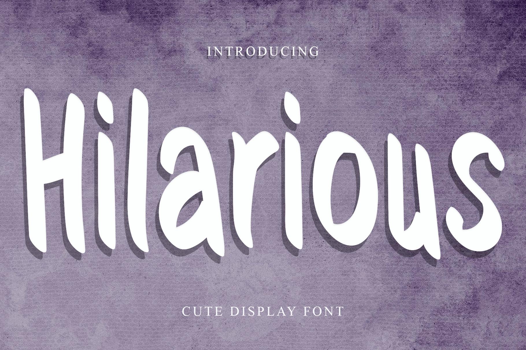Hilarious Font