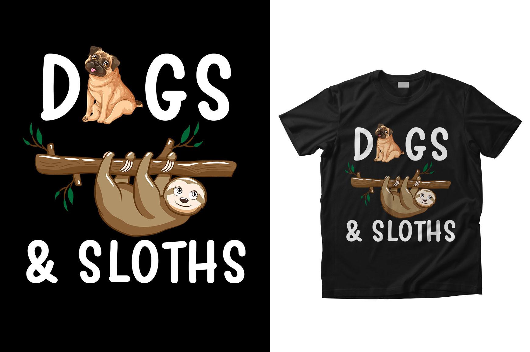 Sloth T Shirt Design