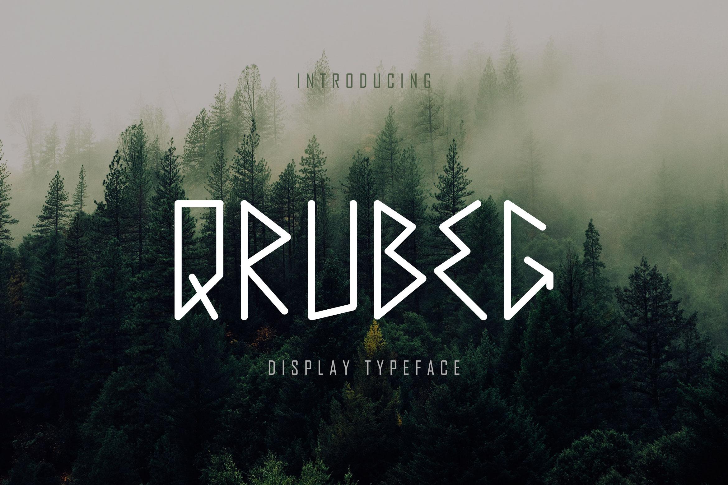 Qrubeg Font