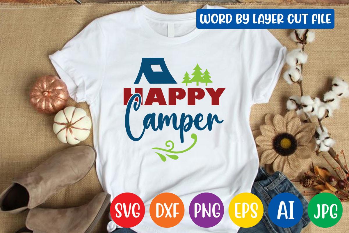 Happy Camper Svg Design