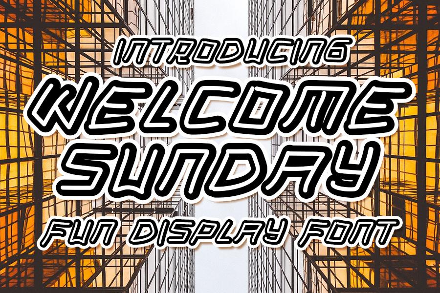 Welcome Sunday Font