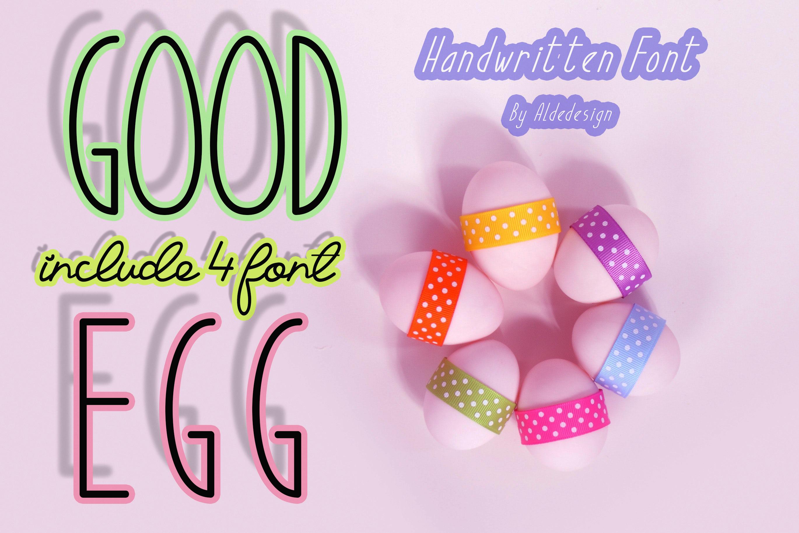 Good Egg Font