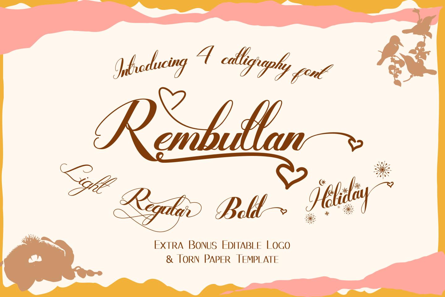 Rembullan Font
