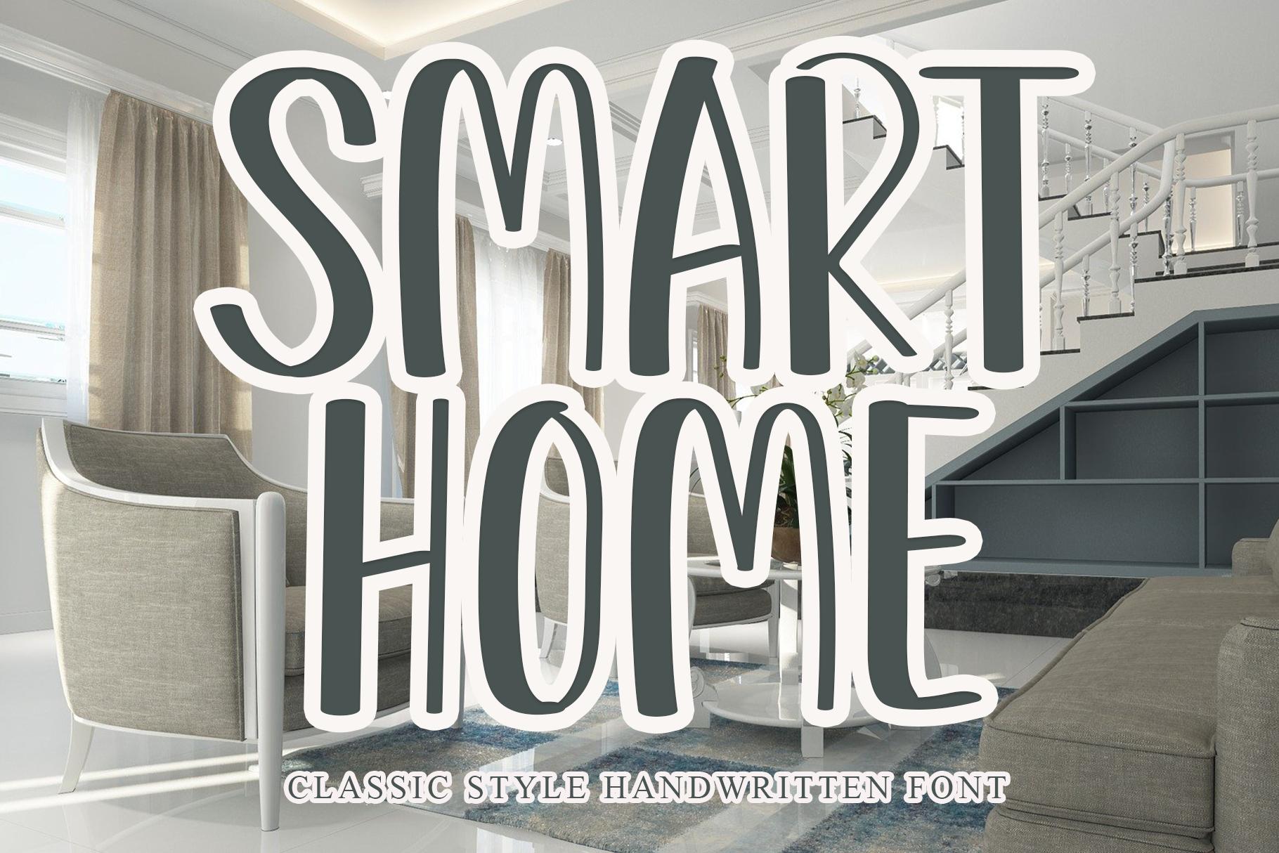 Smart Home Font