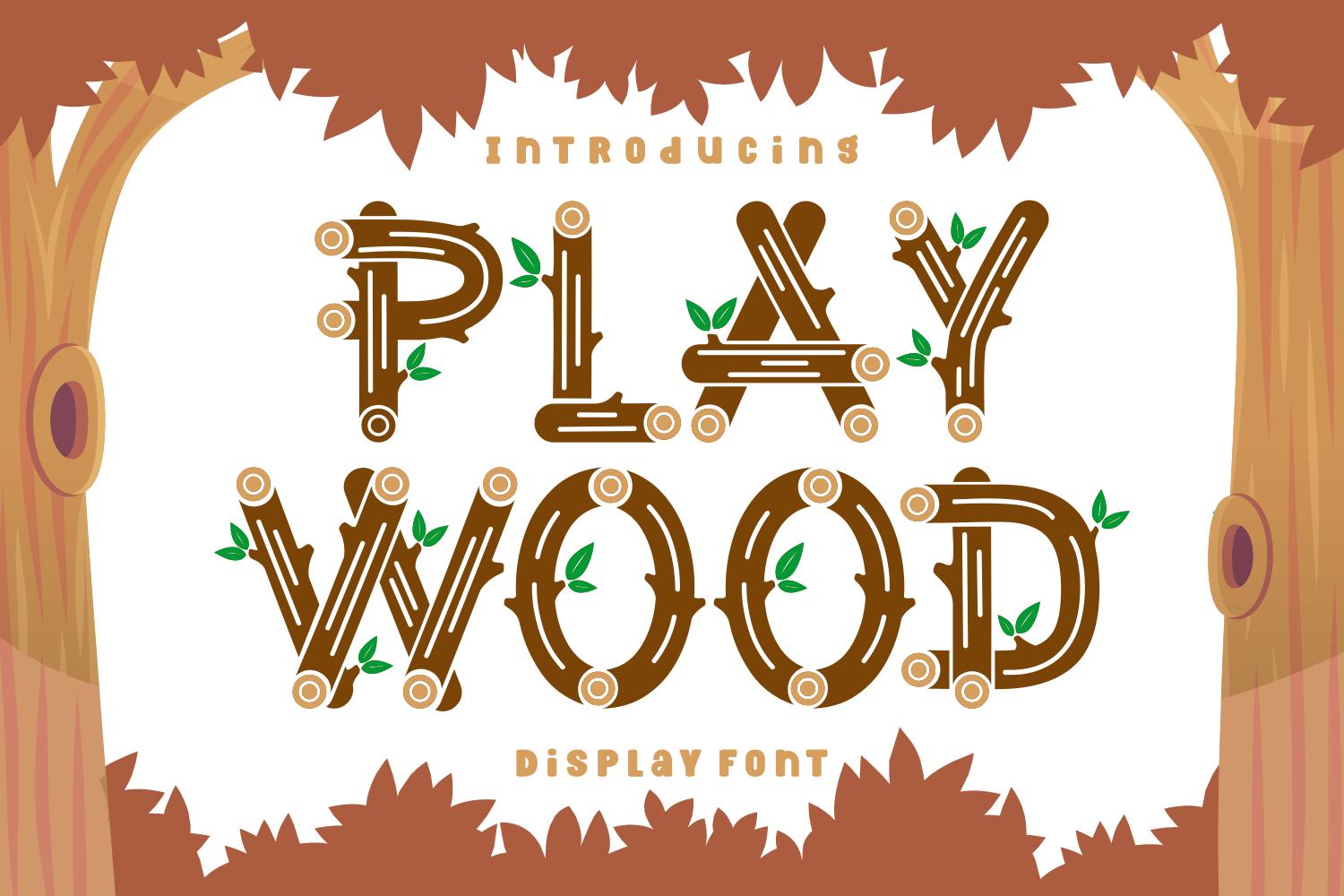 Playwood Font