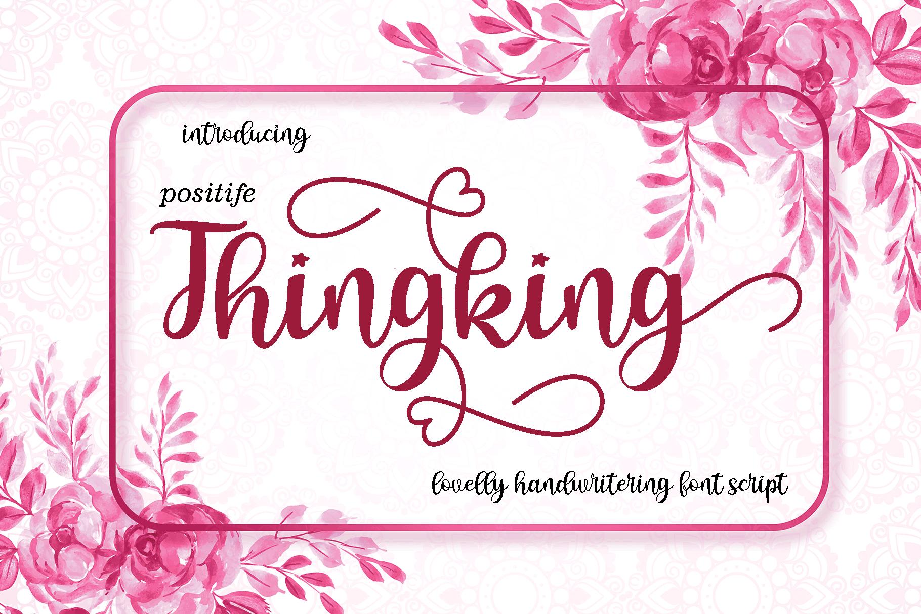 Thingking Font