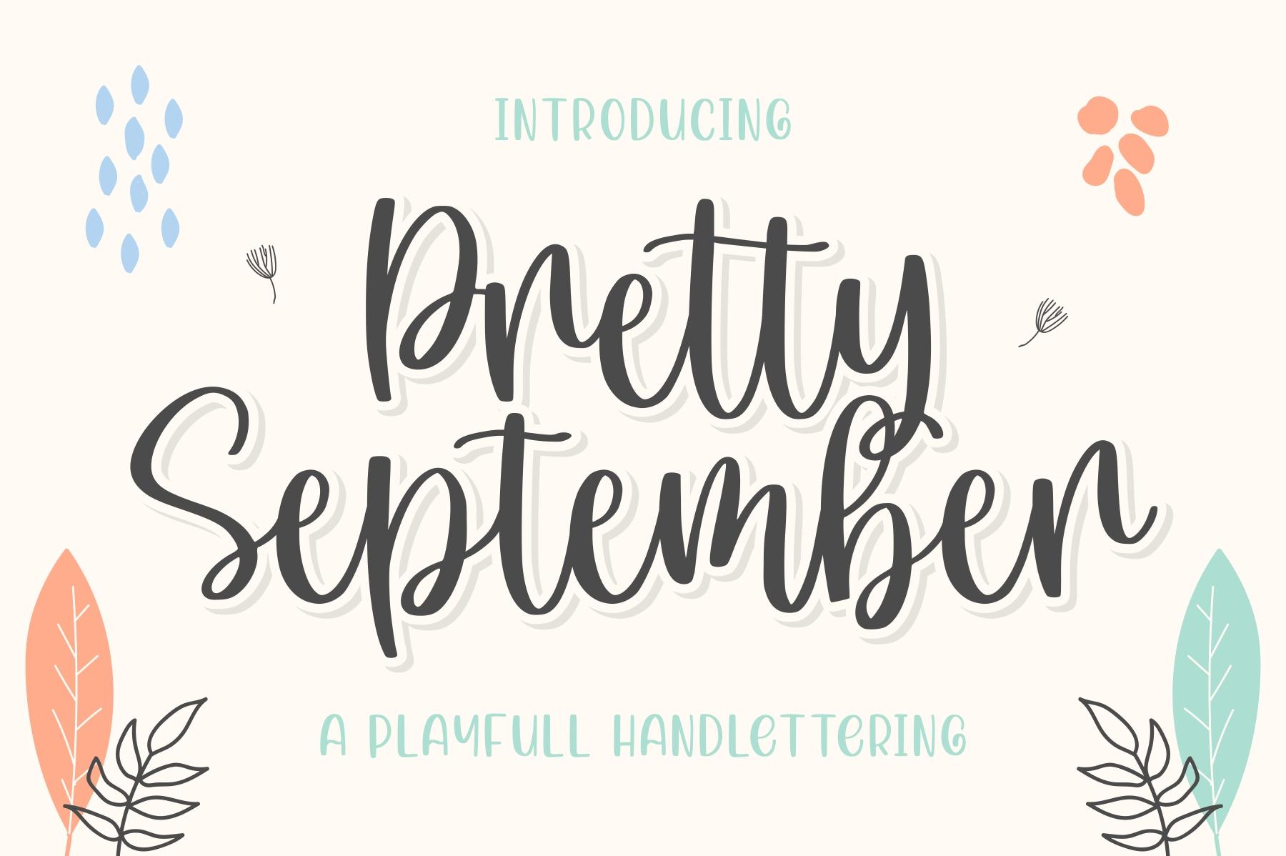 Pretty September Font