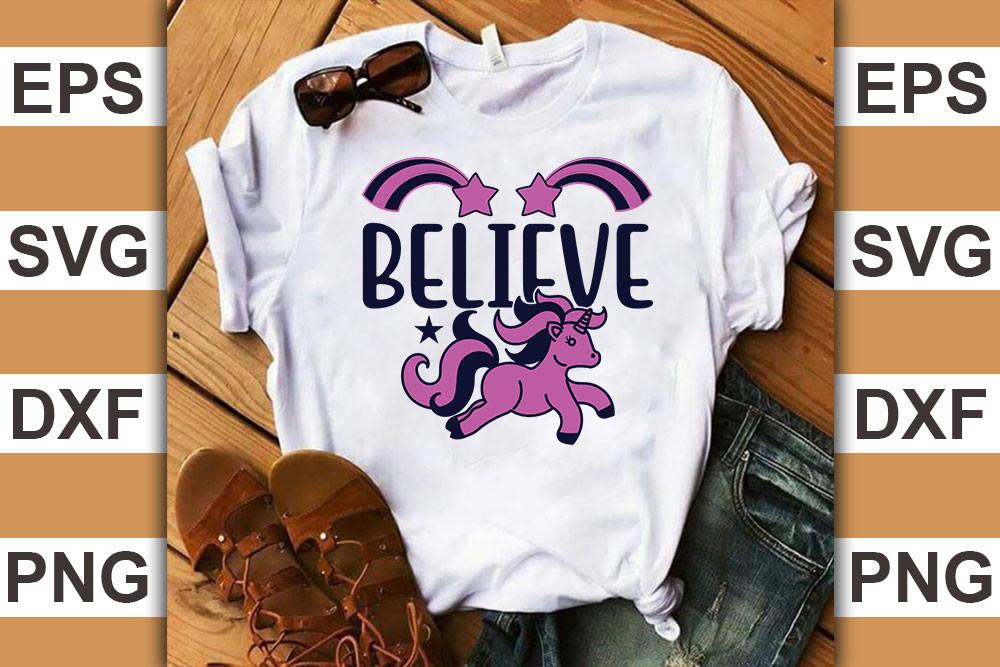 Unicorn Quotes Svg Cut Files,  Believe