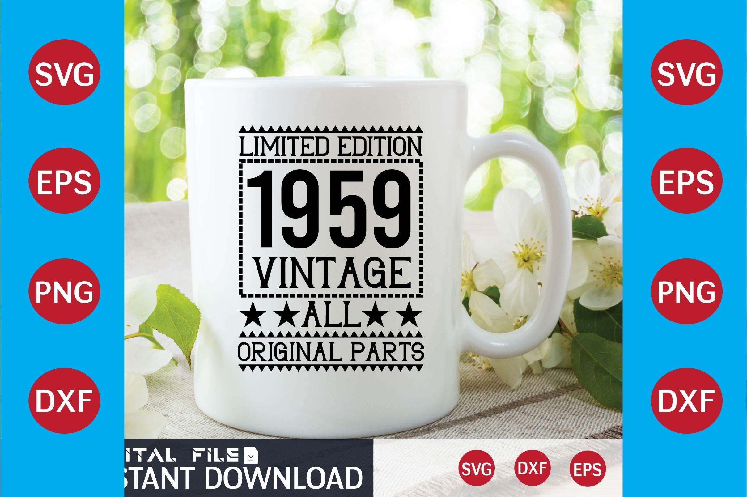 Limited Edition 1959 Vintage All Origina