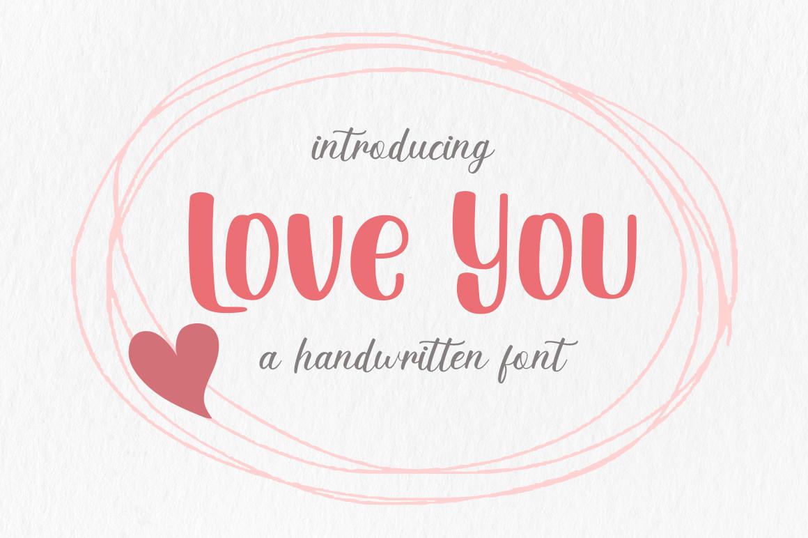 Love You Font
