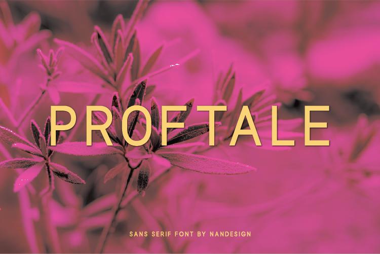 Proftale Font