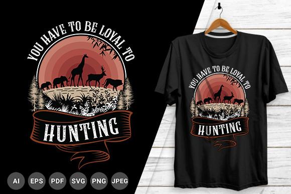 Hunting Deer T-shirt Design