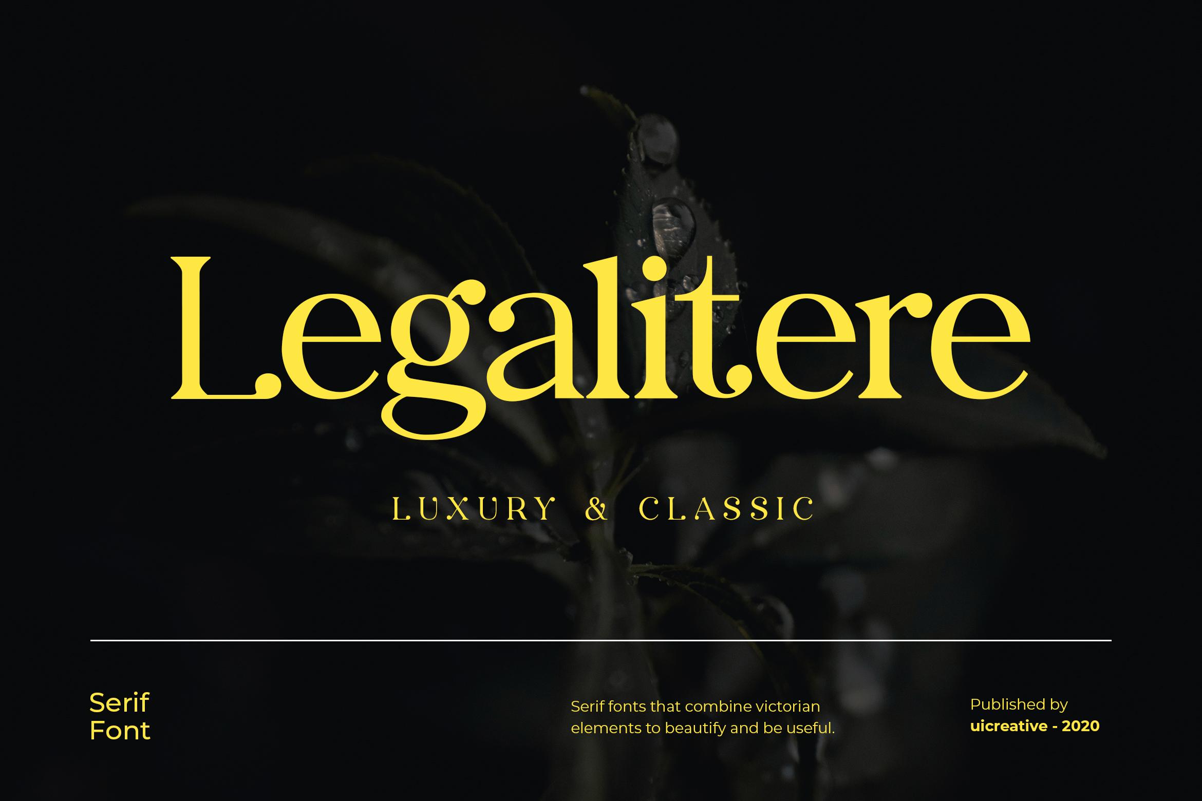 Legalitere Font