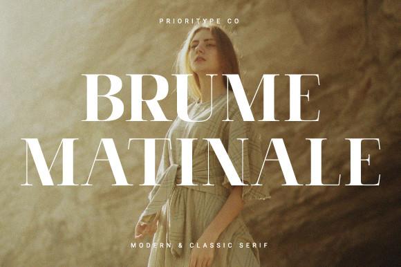 Brume Matinale Font