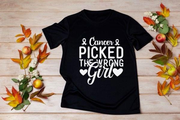 Breast Cancer SVG Design, Cancer Picked