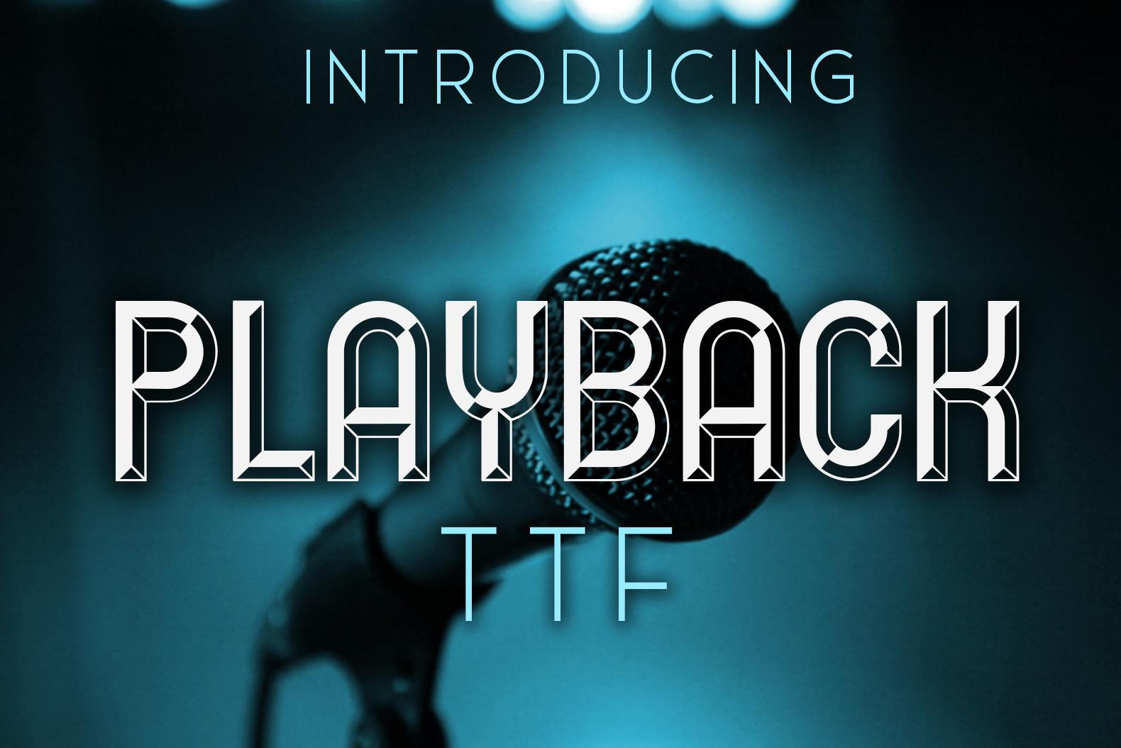 Playback Font