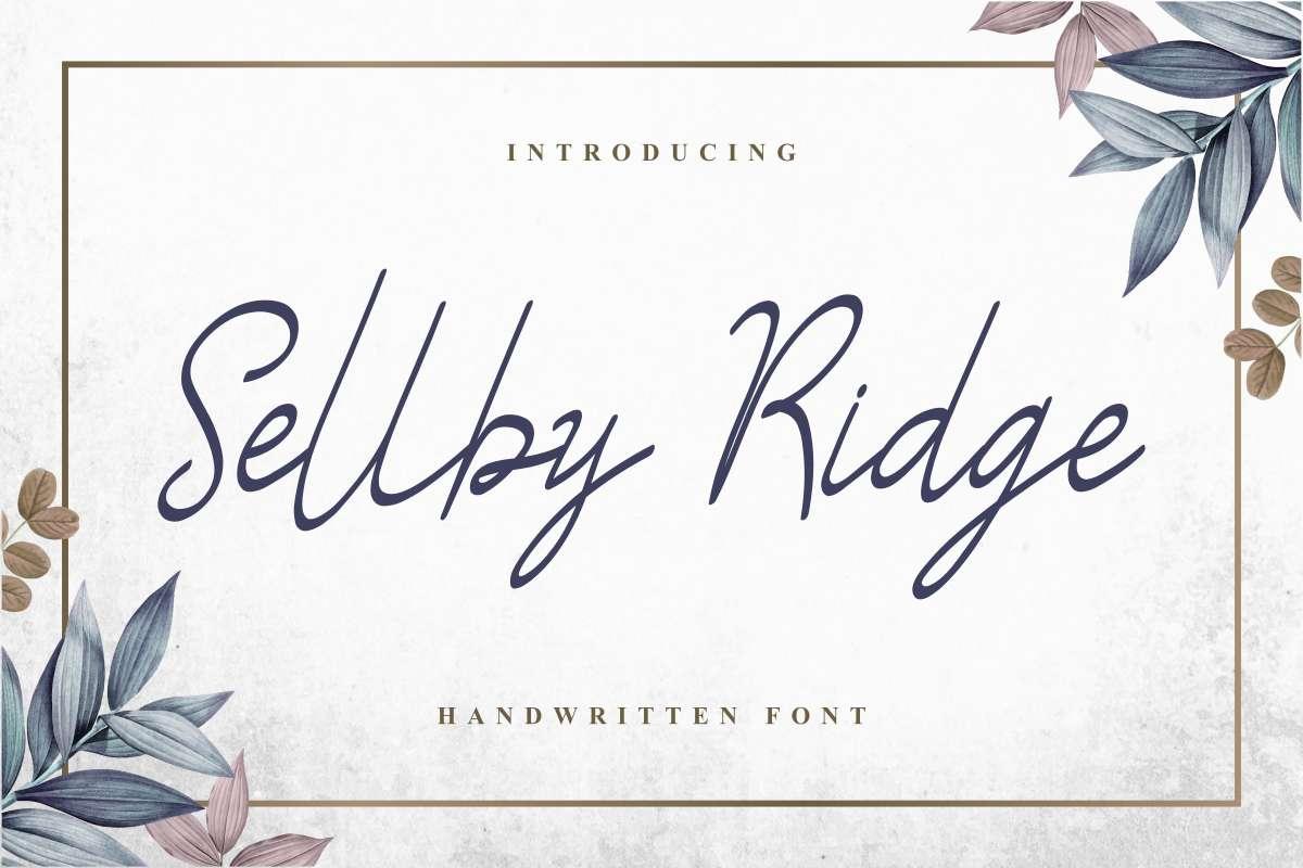 Sellby Ridge Font