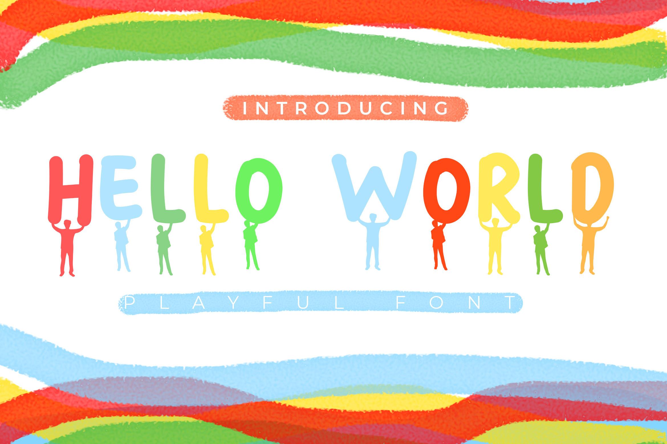 Hello World Font