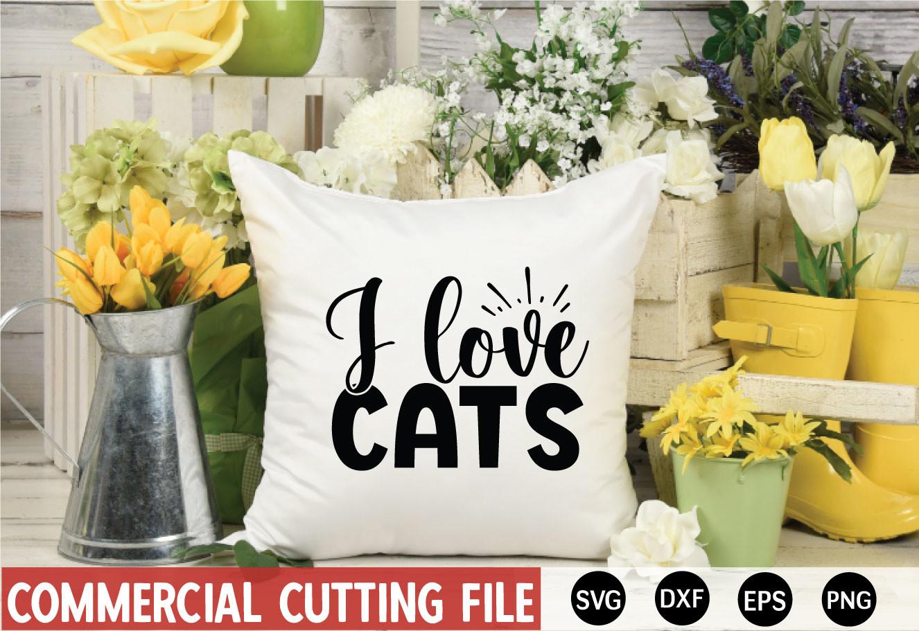 I-love-cats- SVG