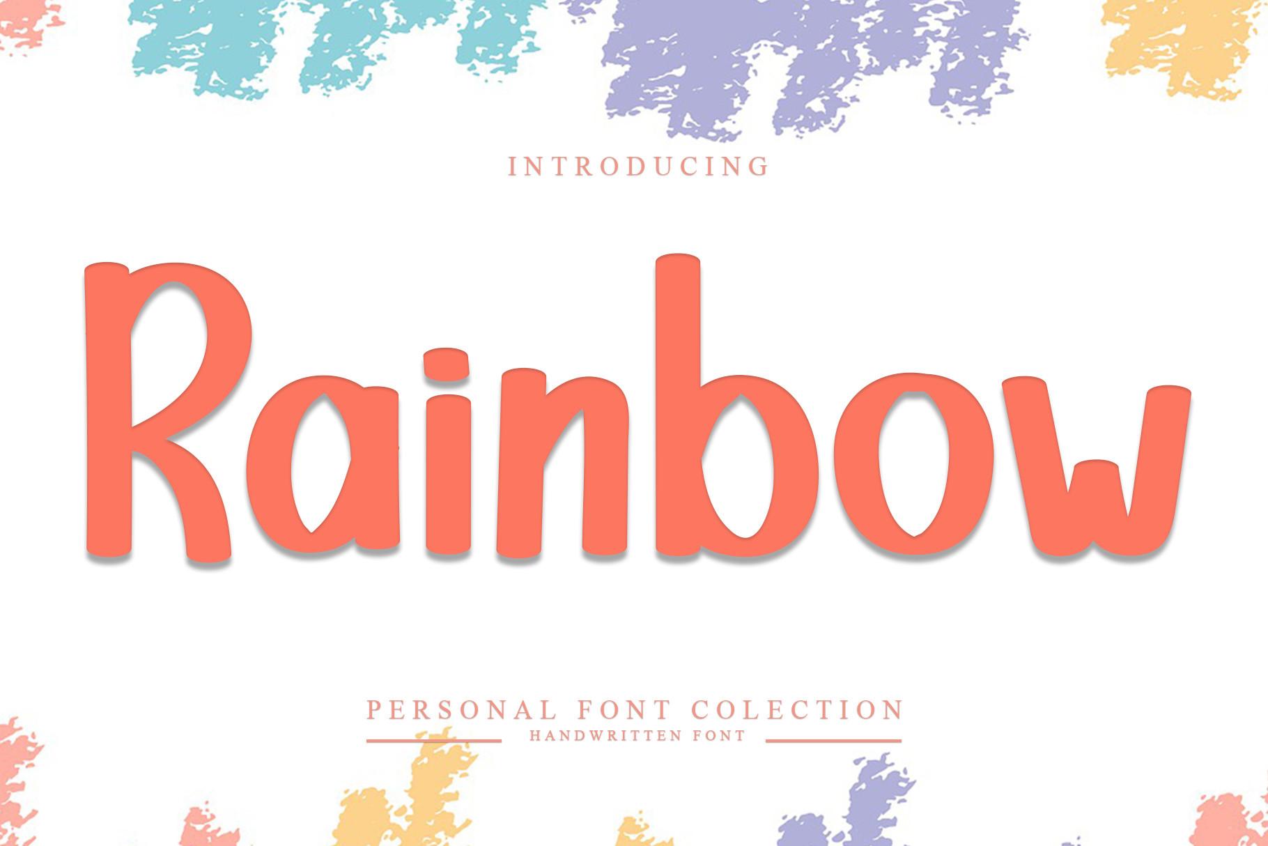 Rainbow Font