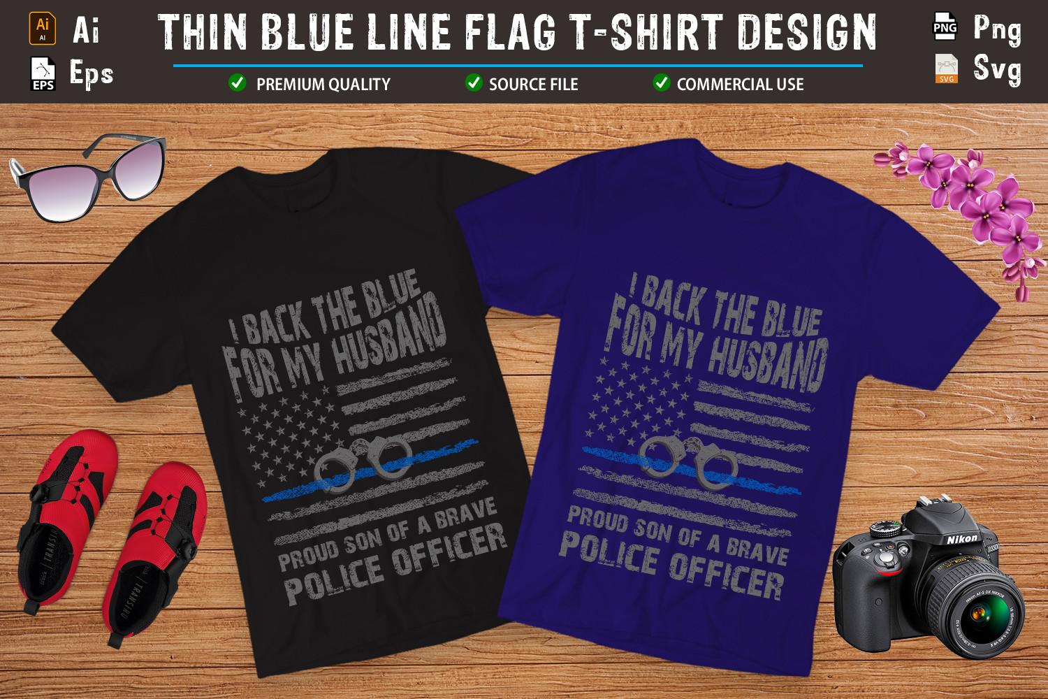 I Back the Blue for My Husband