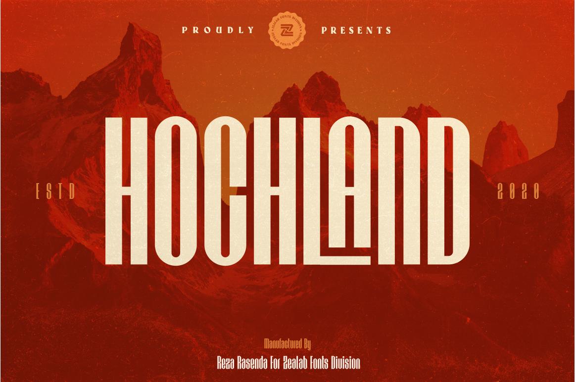 Hochland Font