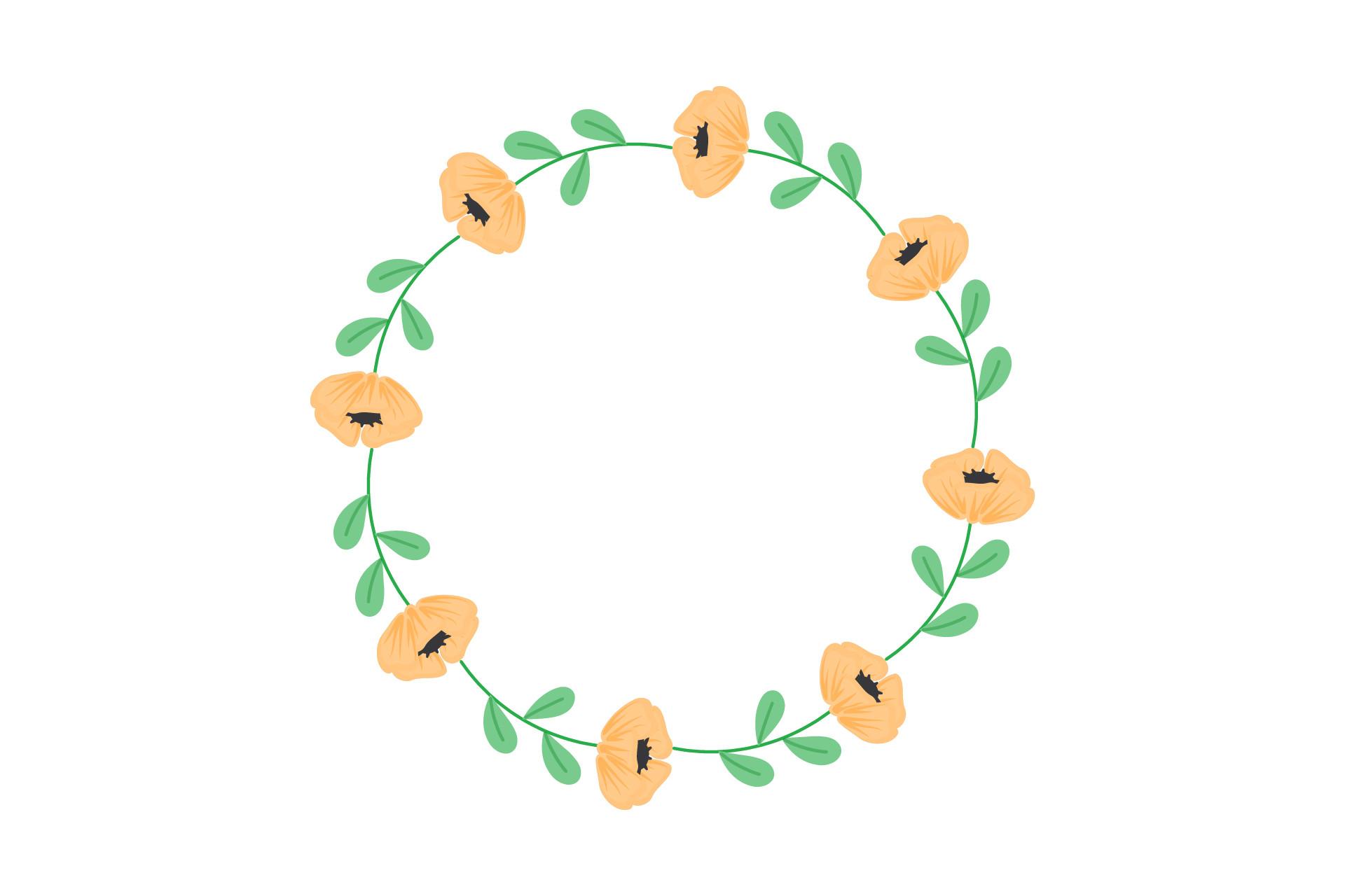 Modern Frame Design Isolated