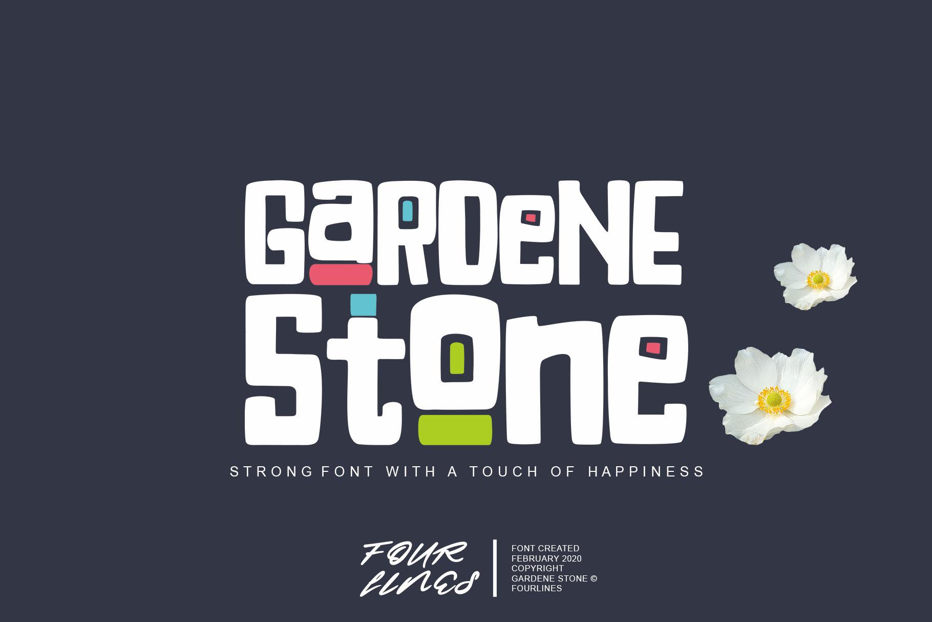 Gardene Stone Font