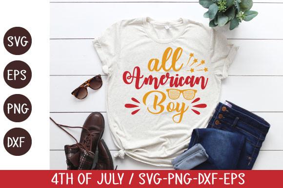 All American Boy SVG Design
