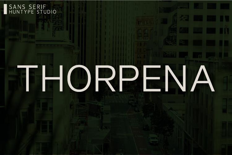 Thorpena Font
